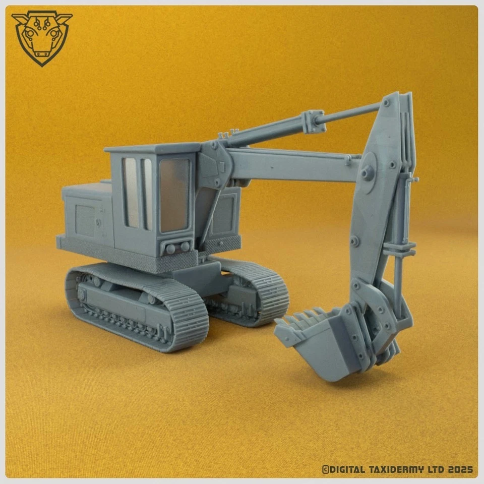 JCB 7 - Excavator - for model railway & collectibles vintage british model kit - Image 2 of 4