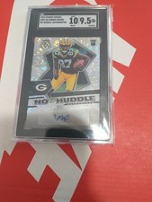 2022 Mosaic No Huddle Autograph Romeo Doubs Rookie Auto Sgc 9.5  Auto 10