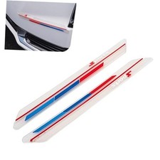 Car Door Scratch Protector Trim, PVC Sport Style Car Bumper 2 PCS Transparent