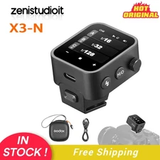 US Godox X3 X3-N 2.4G TTL HSS Wireless Flash Trigger Transmitter Fr Nikon Camera