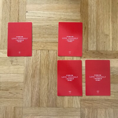 BTS LY Speak Yourself the Final Official Mini Photocard JIN Set [1