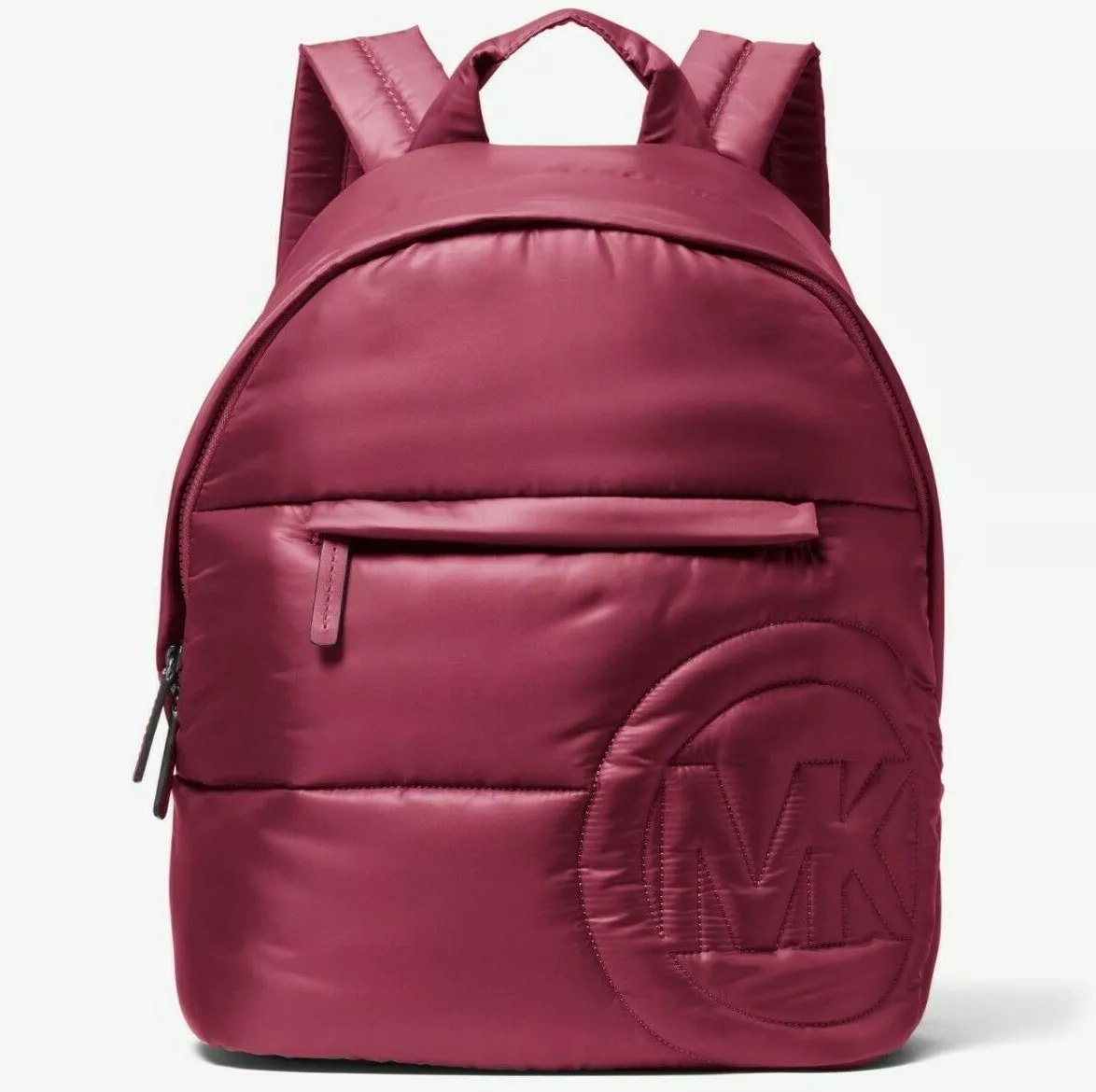 Michael Kors Rae Medium Quilted Nylon Burgundy Backpack 35F1U5RB2C NWT $368  FS | eBay