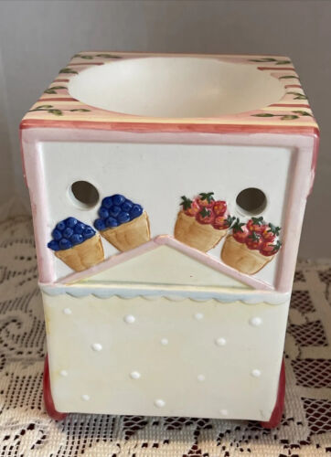 Yankee Candle Tart Warmer Flower/Fruit Cart - Picture 3 of 9