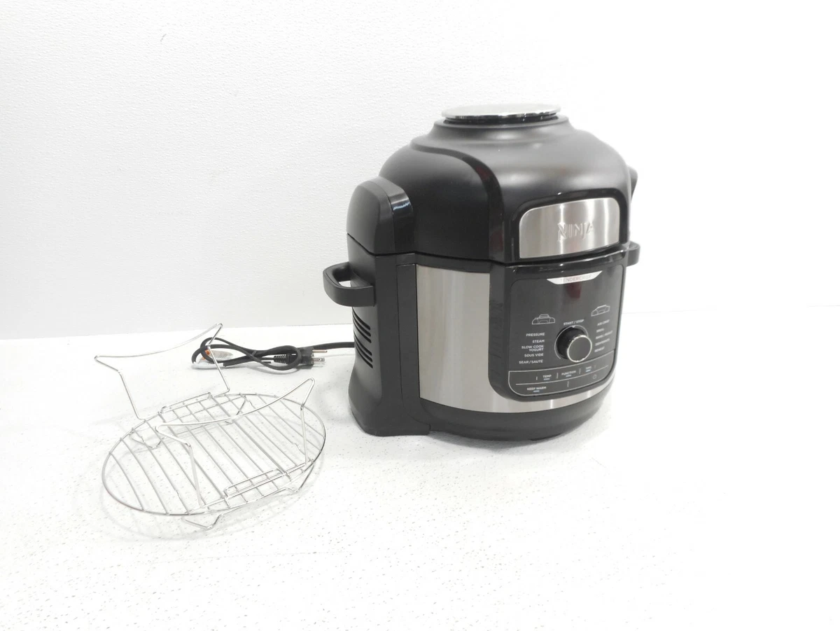 Ninja - Ninja Foodi 8qt. 9-in-1 Deluxe XL Pressure Cooker & Air Fryer -  Stainless Steel/Black