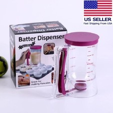 Pancake Batter Dispenser Flour Paste Separator Cupcake Muffin Kitchen Measuring