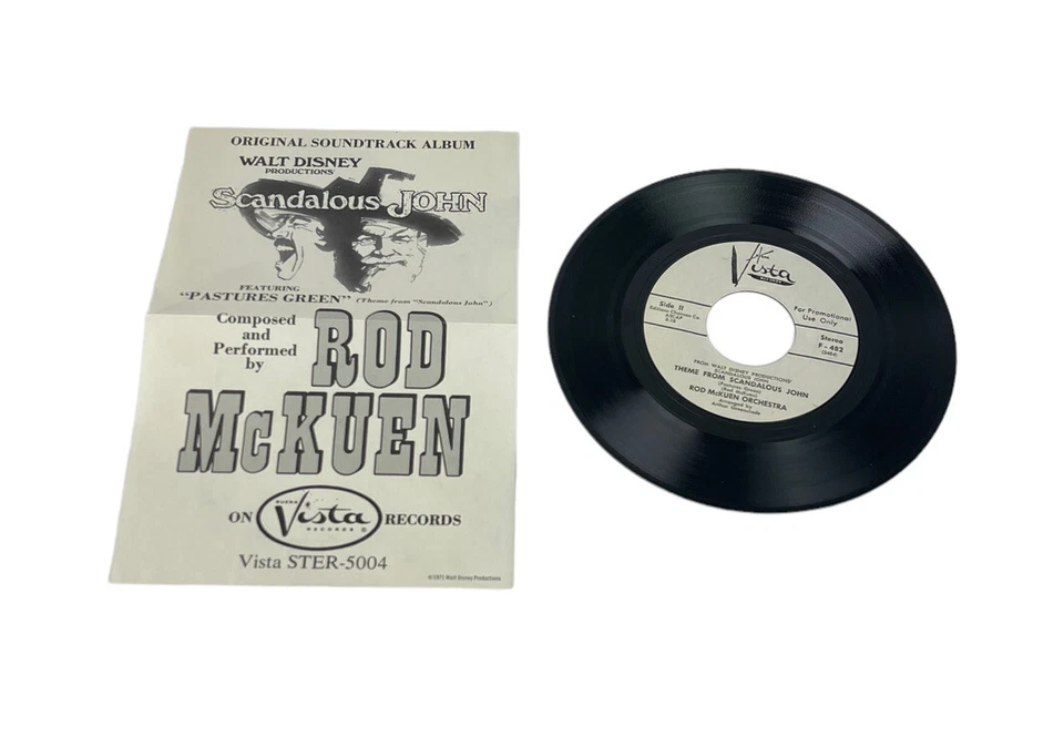Walt Disney Scandalous John Promotional Use Only Vinyl Buena Vista Records 1971 Foto 2 de 4
