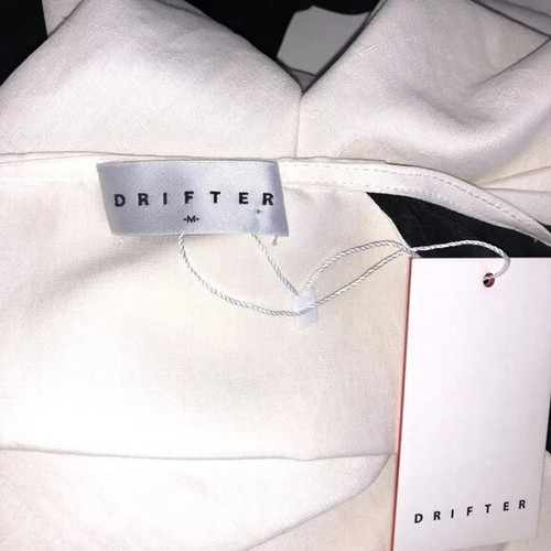 Drifter Jewel Hemd Seide Leinenmischung Kleid Top Small & Medium Neu mit Etikett - Bild 8 von 14