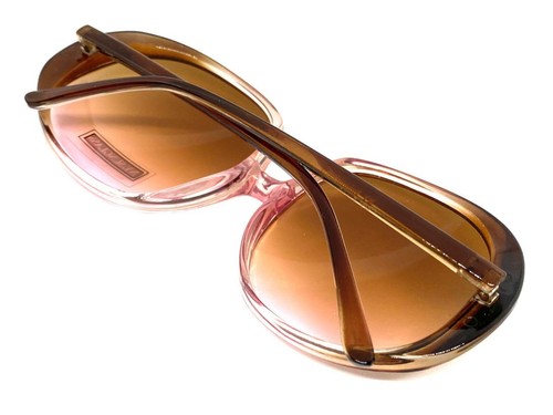 Oversized Exaggerated Classic Vintage Retro Style SUN GLASSES Large Brown Frame - Picture 6 of 6