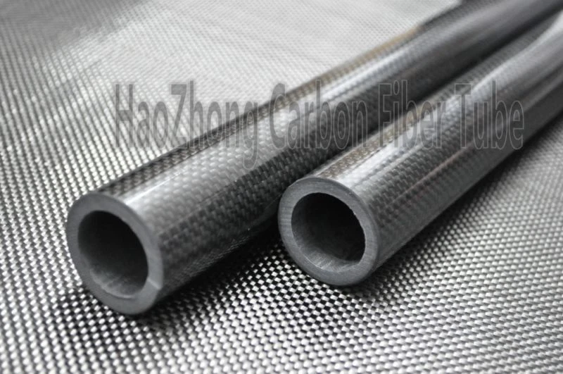 OD 17MM X 15MM 13MM ID X 500MM 100% Roll Wrapped Carbon Fiber Tube 3K /Glossy - Image 2 of 2