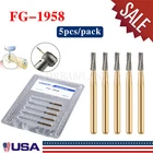 Dental Tungsten Carbide Burs Crown Cutter Transmetal FG 1958 Ø1.2mm