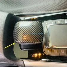 Carbon Fiber Gear Shift Knob Cover Trim for Mercedes Benz GLA GLB B EQA EQB