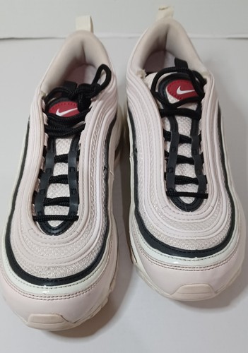Nike Air Max 97 Women's Running Shoes Size 7 Light Pink/White/Black 921733 603 - Picture 4 of 11