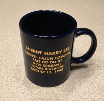 VINTAGE 1998 SHERIFF HARRY LEE JEFFERSON PARISH LA FAIS DO DO XI COFFEE CUP MUG
