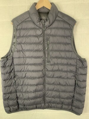 Lapasa Men s Down Puffer Vest Gray Size 2XL