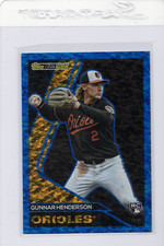 2023 Topps Update Gunnar Henderson Black Gold Blue Parallel #BG-2 RC Orioles