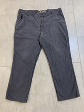 Men's 42X30 Carhartt Rugged Flex Relaxed Fit Gravel Canvas Work Pants 102291-039
