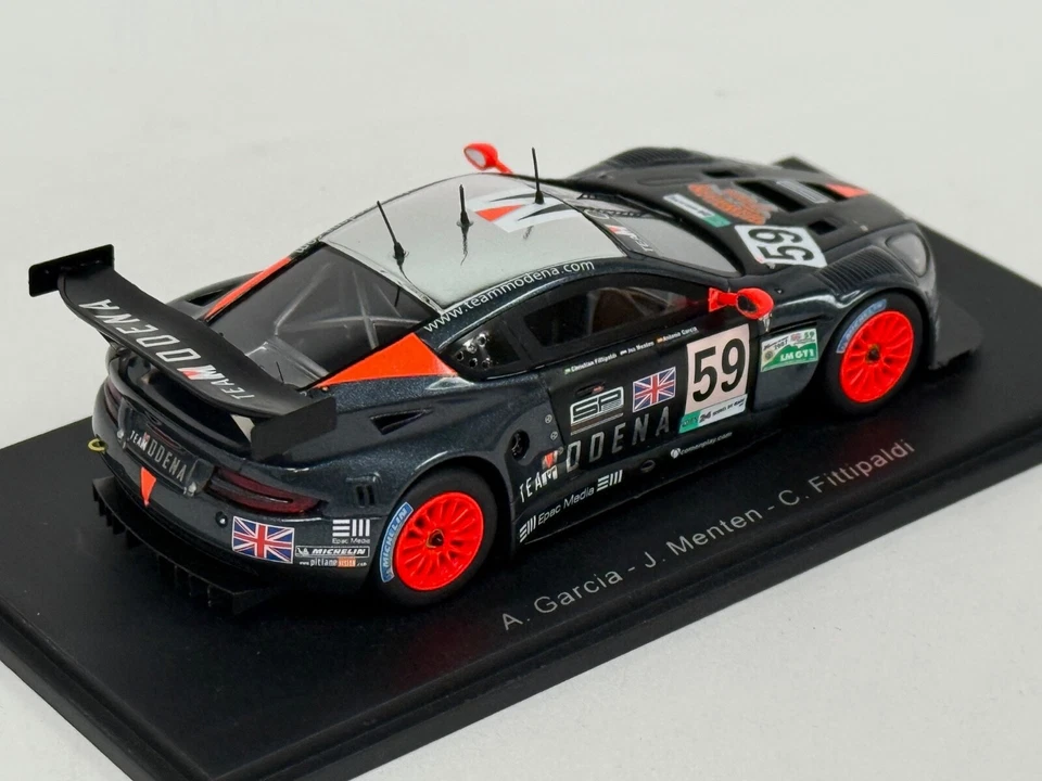 1/43 Spark Aston Martin DBR9 car #59 AMR Team Modena 2007 24 LeMans S1212 JP57 - Image 3 of 4