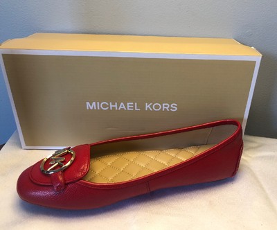 michael michael kors lillie leather moccasin