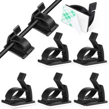 10pcs Usb Cord Organizer Power Cord Holder Adhesive Cable Organizer Clip Holder