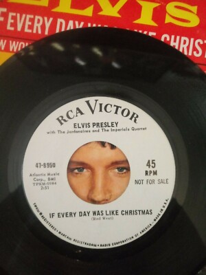 Elvis Presley 1966 DJ Promo (If everyday was like Christmas  Mint-(56 years old)