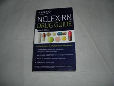 NCLEX-RN Drug Guide 7th Edition - Paperback By Kaplan - VERY GOOD