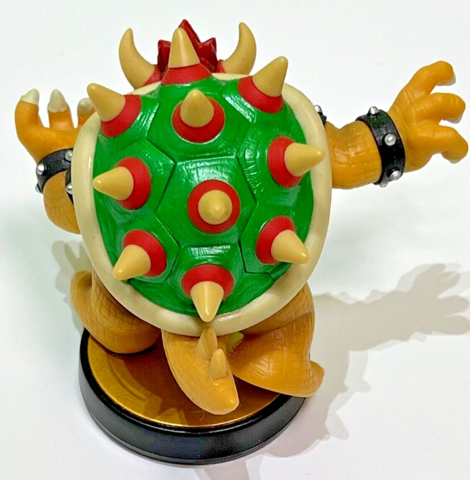 Figura suelta Amiibo Bowser Switch 3DS Super Smash Bros Mario Nintendo Foto 2 de 2