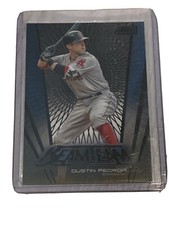2017 STADIUM CLUB - BEAM TEAM BLACK INSERT - DUSTIN PEDROIA/Red Sox - #d 13/99