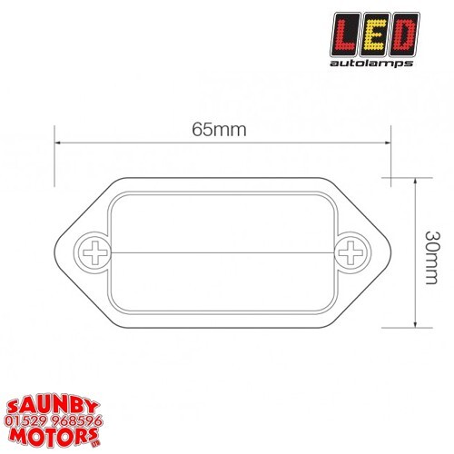 LED Autolamps 6505BM Blue Step Lamp 12/24V Trailer Caravan Truck Car HGV CAT