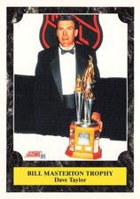 1991 Score American #435 Dave Taylor (Bill Masterton Trophy) Los Angeles Kings