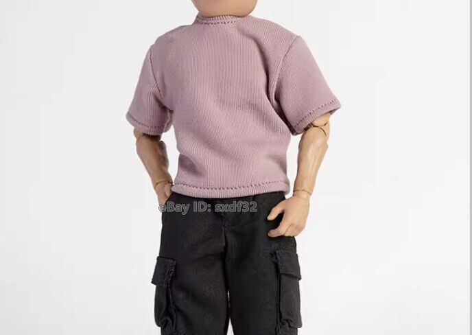 1/12 Male Short sleeved T-shirt Top Clothes Model Fit 6'' Action Figure Body Toy