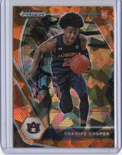 2021-22 Panini Prizm Draft Picks Sharife Cooper RC Orange Ice #26 - Rockets