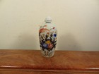 Old Porcelain Snuff Bottle - Hand Painted Bird & Flowers — photo 2