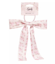 Goody x LoveShackFancy Ruffle Bow Hair Clip - Rosa Beaux BRAND NEW