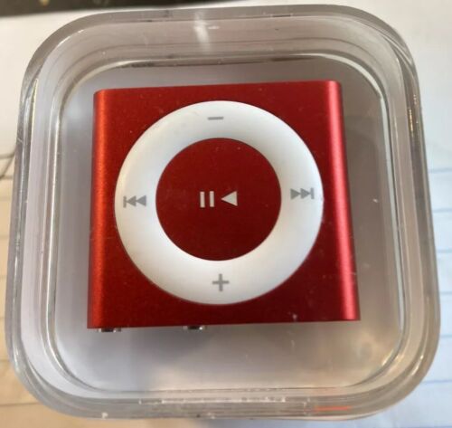 Apple iPod Shuffle RED Special Edition 4th Gen MKML2LL/A Last Generation Shuffle - Picture 1 of 7