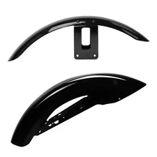 Vivid Black Front & Rear Fenders Fit For Harley Sportster XL 1200 883 2004-2022