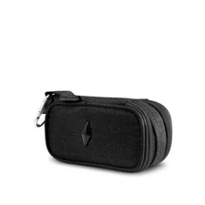 Vatra 4" Domino Glass and Pipe Protection Case - Padded Bong Stash Bag - BLACK