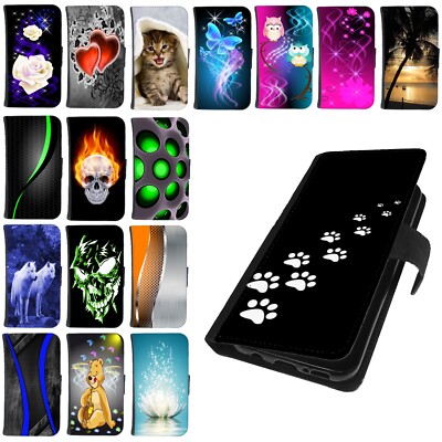 Für Samsung Galaxy A20e A40 A50 A70 Hülle Handy Tasche Cover Case Etui Motiv