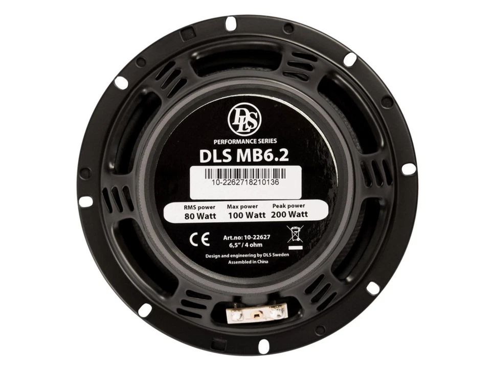 DLS MB6.2 16,5 cm (6,5") 2 vías componentes altavoz 200 vatios - Imagen 2 de 4
