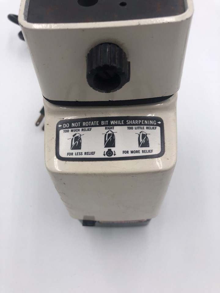 Vintage Black & Decker 7980 Electric Drill Bit Sharpener 1/8"3/8. Not