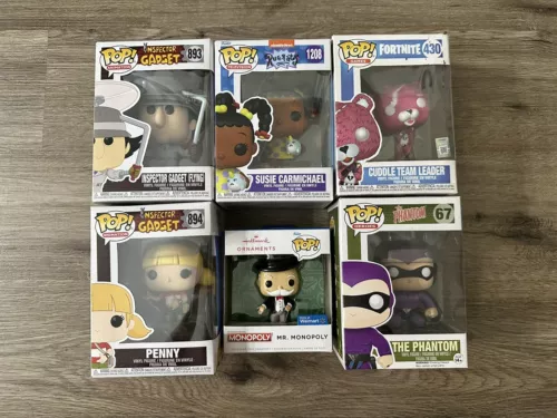 Funko POP! Rugrats Inspector Gadget Fortnite The Phantom Vinyl Figure Mixed Lot
