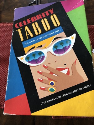 Celebrity Taboo - The Game of Unspeakable Fun - Missing Timer! - 1991 Edition