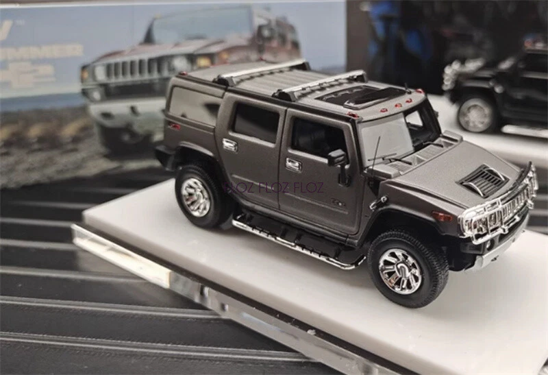 for MotorHelix for HUMMER for H2 SUV for SUT Matte metal gray LTD 1:64 Model - Image 4 of 4