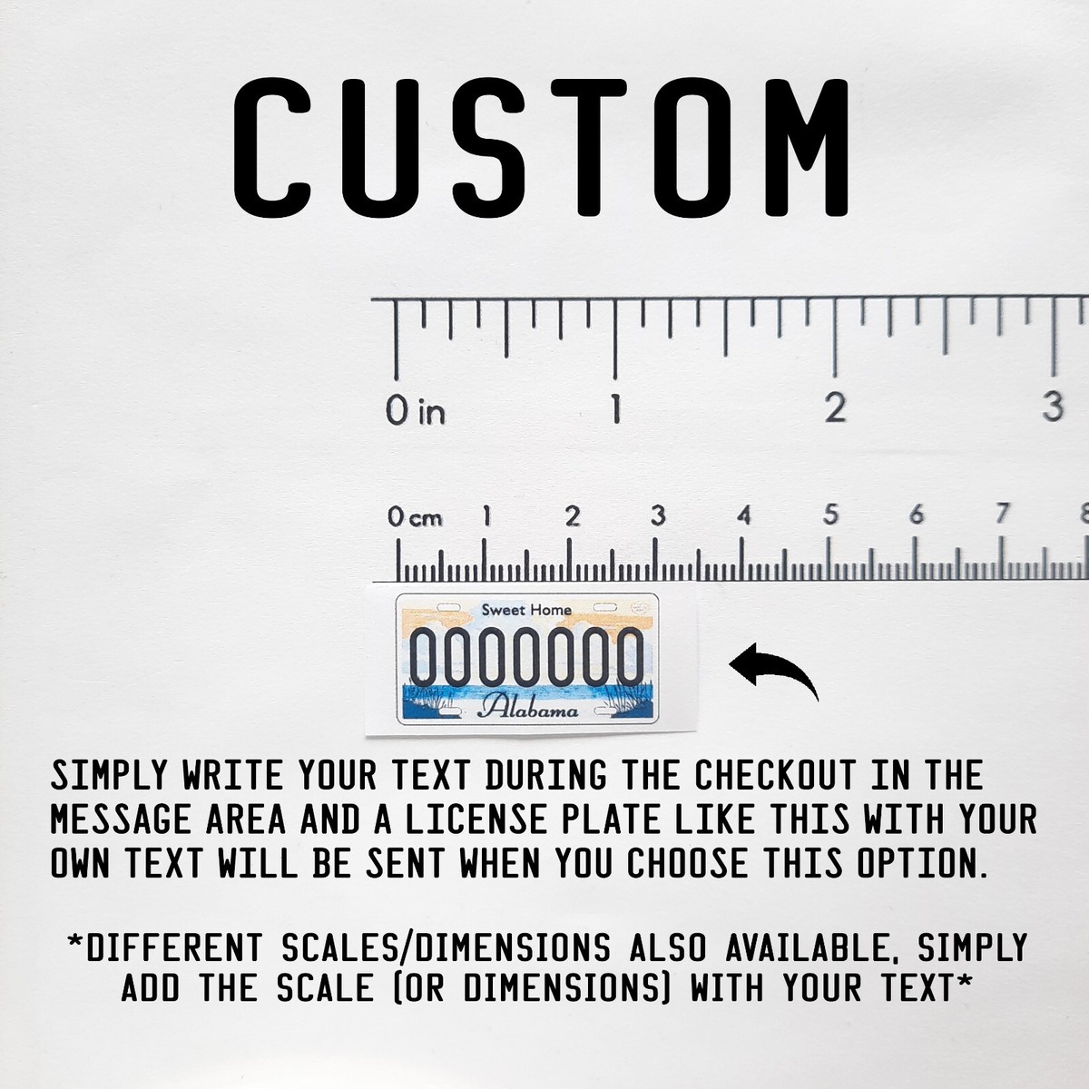 RC 1/10 USA STATES License Plate Scale Sticker American Number Plates  Licence | eBay