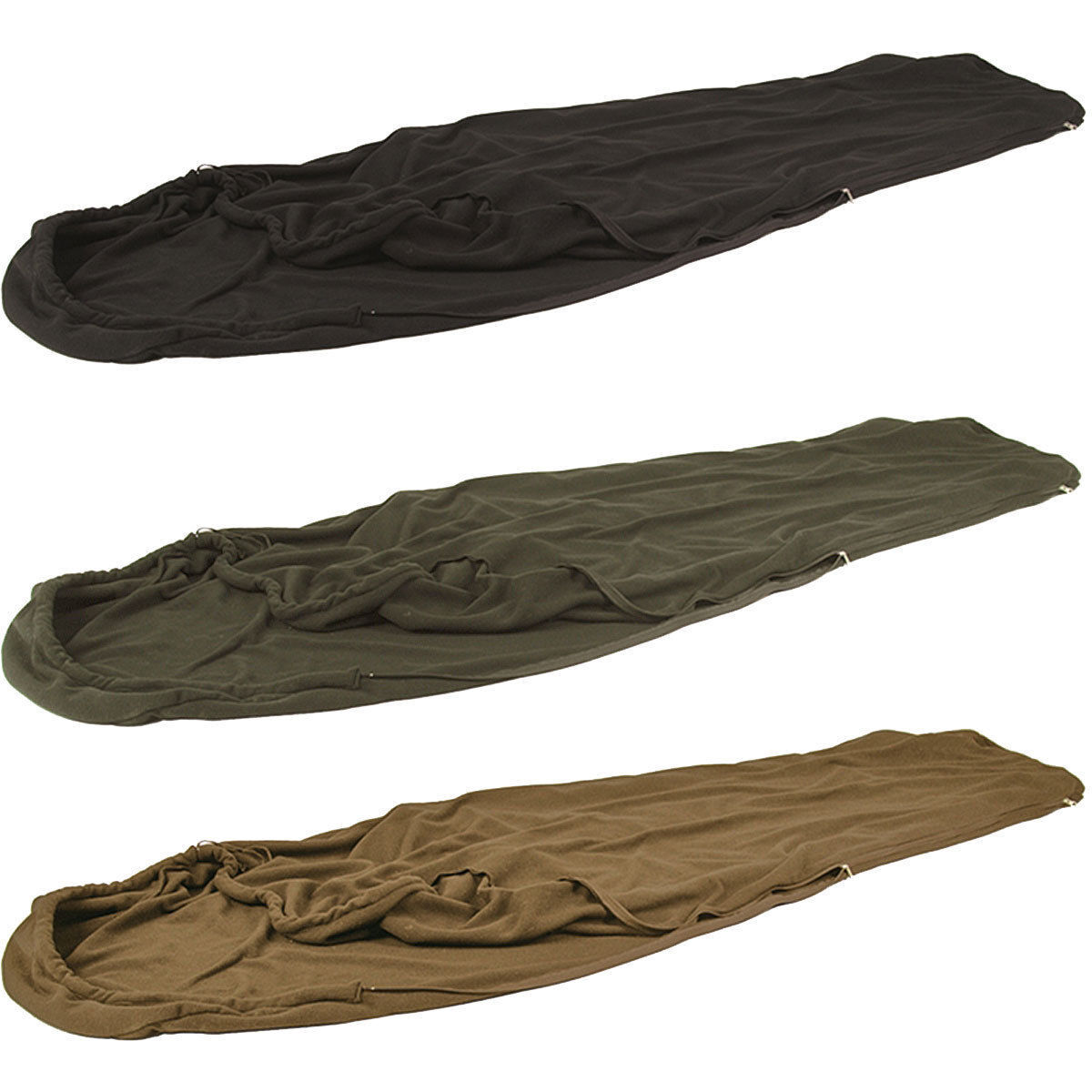 Saco de Dormir Polar Camping Verano Térmico Fleece-Inlett Momia