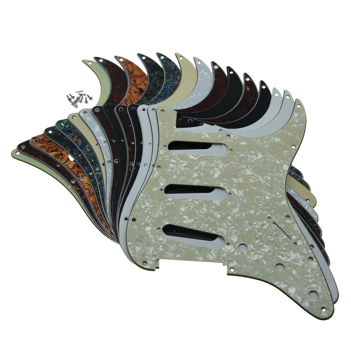 Bacchetta per chitarra 11 fori 62 ST SSS con viti per American Fender 62 foto 2