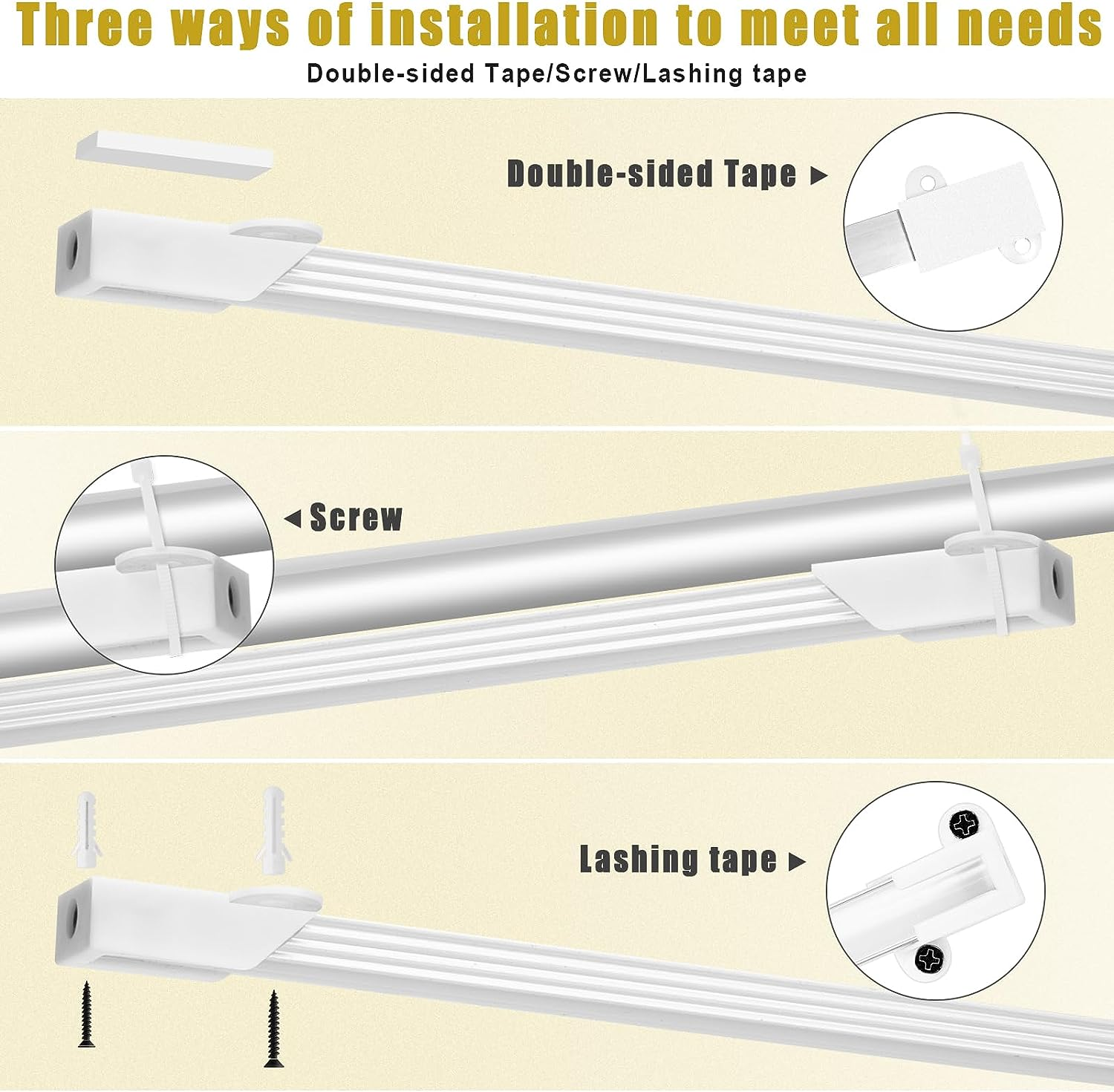 under Lighting, [2 LED] Linkable Hardwired LED Closet Light Kit, 4 Brigh 7445035942957