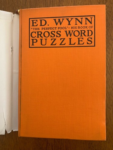 Rare ED WYNN Mary Poppins 1925 Humorous Crossword Puzzles Book DJ + Orig Pencil - 第 11/12 張圖片