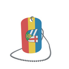 Dog Tag Flag Steinach Lower Bavaria Dog Tag Aluminium 30 x 50 mm