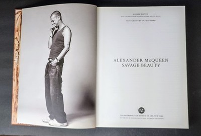 Alexander McQueen Savage Beauty 1st Ed Hardcover Metropolitan Museum Art 2011