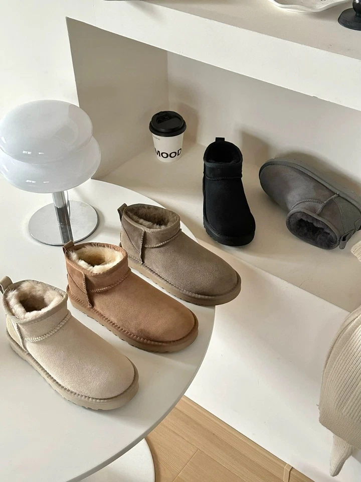 UGG Men's & Women's Unisex Classic Ultra Mini Boot Sheepskin (US4-US12)EU35-44 - Image 4 of 4